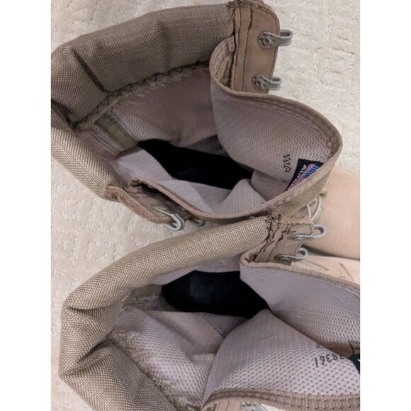 Altama Combat Boots Mens Size 13W Tan Military Hot Weather Steel Toe Vibram Sole - Picture 8 of 12